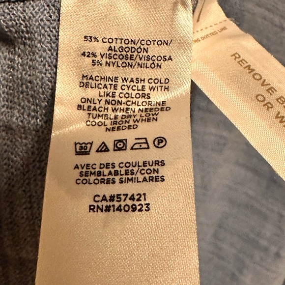 LOFT Open-Front Light Blue Women's Cardigan Sweater XL - Picture 5 of 6